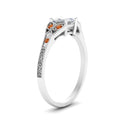 Thumbnail 39 - split-band-antique-princess-cut-orange-sapphire-engagement-ring-in-white-gold-FD9816PRRGSAOR-NL-WG