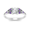 Load image into Gallery viewer, split-band-antique-princess-cut-purple-topaz-engagement-ring-in-white-gold-FD9816PRRGVITO-NL-WG