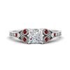 Load image into Gallery viewer, split-band-antique-princess-cut-ruby-engagement-ring-in-white-gold-FD9816PRRGRUDR-NL-WG