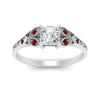 Load image into Gallery viewer, split-band-antique-princess-cut-ruby-engagement-ring-in-white-gold-FD9816PRRGRUDR-NL-WG