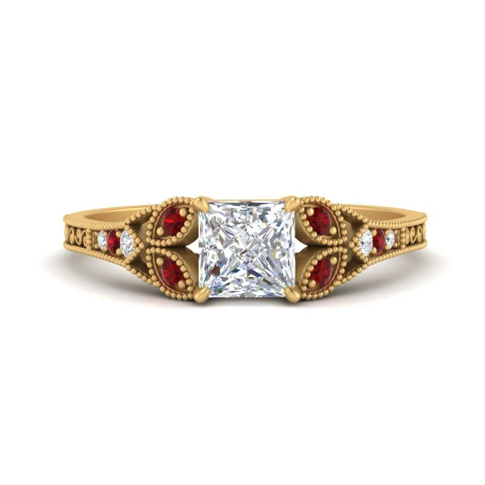 split-band-antique-princess-cut-ruby-engagement-ring-in-yellow-gold-FD9816PRRGRUDR-NL-YG