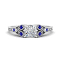 Thumbnail 31 - split-band-antique-princess-cut-sapphire-engagement-ring-in-white-gold-FD9816PRRGSABL-NL-WG