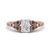Load image into Gallery viewer, split-band-antique-radiant-cut-black-diamond-engagement-ring-in-rose-gold-FD9816RARGBLACK-NL-RG