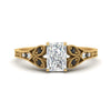 Load image into Gallery viewer, split-band-antique-radiant-cut-black-diamond-engagement-ring-in-yellow-gold-FD9816RARGBLACK-NL-YG