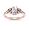 Load image into Gallery viewer, split-band-antique-radiant-cut-diamond-engagement-ring-in-rose-gold-FD9816RAR-NL-RG
