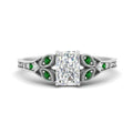 Thumbnail 40 - split-band-antique-radiant-cut-emerald-engagement-ring-in-white-gold-FD9816RARGEMGR-NL-WG
