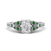 Load image into Gallery viewer, split-band-antique-radiant-cut-emerald-engagement-ring-in-white-gold-FD9816RARGEMGR-NL-WG