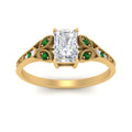 Thumbnail 68 - split-band-antique-radiant-cut-emerald-engagement-ring-in-yellow-gold-FD9816RARGEMGR-NL-YG