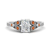 Load image into Gallery viewer, split-band-antique-radiant-cut-orange-sapphire-engagement-ring-in-white-gold-FD9816RARGSAOR-NL-WG