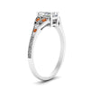 Load image into Gallery viewer, split-band-antique-radiant-cut-orange-sapphire-engagement-ring-in-white-gold-FD9816RARGSAOR-NL-WG