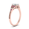 Load image into Gallery viewer, split-band-antique-radiant-cut-pink-sapphire-engagement-ring-in-rose-gold-FD9816RARGSADRPI-NL-RG