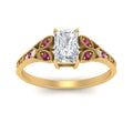 Thumbnail 62 - split-band-antique-radiant-cut-pink-sapphire-engagement-ring-in-yellow-gold-FD9816RARGSADRPI-NL-YG