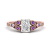 Load image into Gallery viewer, split-band-antique-radiant-cut-purple-topaz-engagement-ring-in-rose-gold-FD9816RARGVITO-NL-RG