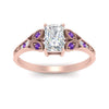 Load image into Gallery viewer, split-band-antique-radiant-cut-purple-topaz-engagement-ring-in-rose-gold-FD9816RARGVITO-NL-RG