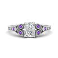 Thumbnail 52 - split-band-antique-radiant-cut-purple-topaz-engagement-ring-in-white-gold-FD9816RARGVITO-NL-WG
