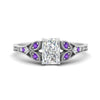 Load image into Gallery viewer, split-band-antique-radiant-cut-purple-topaz-engagement-ring-in-white-gold-FD9816RARGVITO-NL-WG