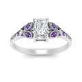Thumbnail 53 - split-band-antique-radiant-cut-purple-topaz-engagement-ring-in-white-gold-FD9816RARGVITO-NL-WG