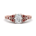 Thumbnail 16 - split-band-antique-radiant-cut-ruby-engagement-ring-in-rose-gold-FD9816RARGRUDR-NL-RG