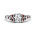 Thumbnail 43 - split-band-antique-radiant-cut-ruby-engagement-ring-in-white-gold-FD9816RARGRUDR-NL-WG