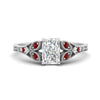Load image into Gallery viewer, split-band-antique-radiant-cut-ruby-engagement-ring-in-white-gold-FD9816RARGRUDR-NL-WG