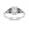 Load image into Gallery viewer, split-band-antique-radiant-cut-ruby-engagement-ring-in-white-gold-FD9816RARGRUDR-NL-WG