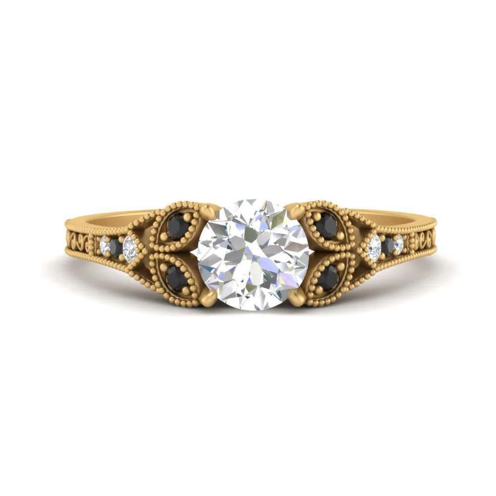 split-band-antique-round-cut-black-diamond-engagement-ring-in-yellow-gold-FD9816RORGBLACK-NL-YG