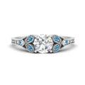 Thumbnail 49 - split-band-antique-round-cut-blue-topaz-engagement-ring-in-white-gold-FD9816RORGICBLTO-NL-WG