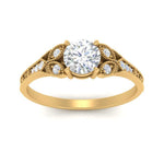 Load image into Gallery viewer, split-band-antique-round-cut-diamond-engagement-ring-in-yellow-gold-FD9816ROR-NL-YG
