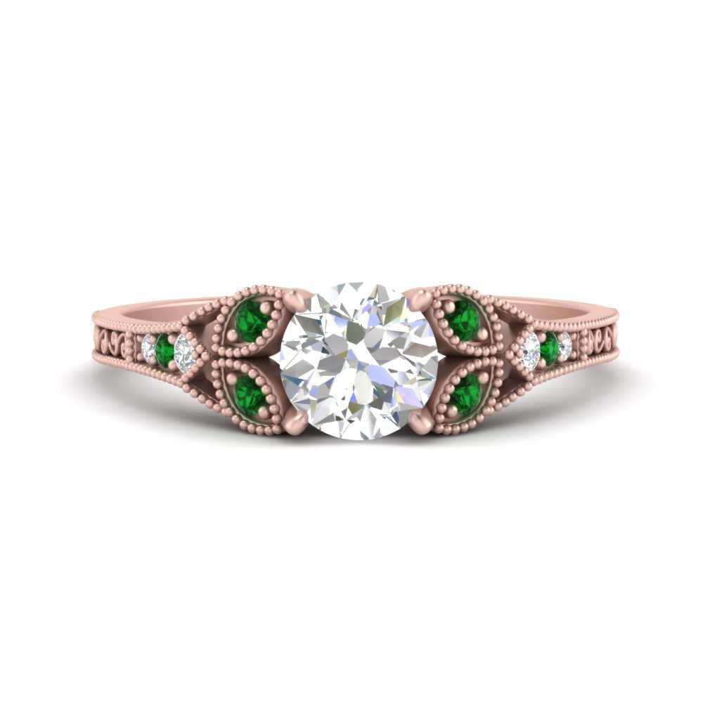 split-band-antique-round-cut-emerald-engagement-ring-in-rose-gold-FD9816RORGEMGR-NL-RG