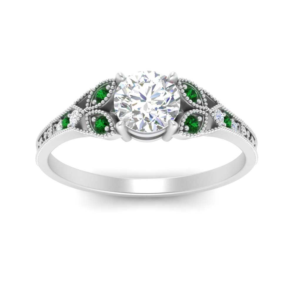 split-band-antique-round-cut-emerald-engagement-ring-in-white-gold-FD9816RORGEMGR-NL-WG