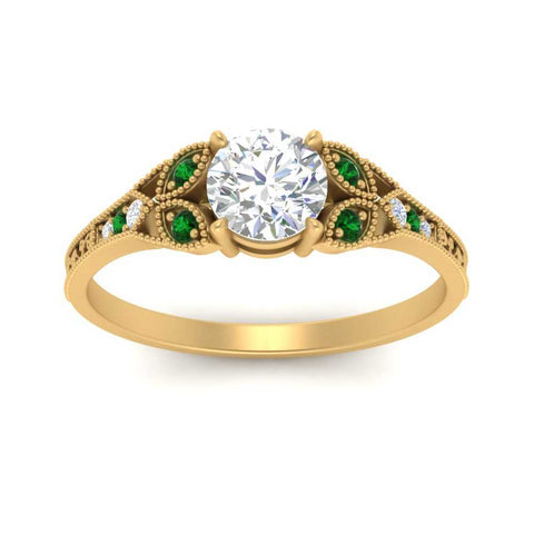 split-band-antique-round-cut-emerald-engagement-ring-in-yellow-gold-FD9816RORGEMGR-NL-YG