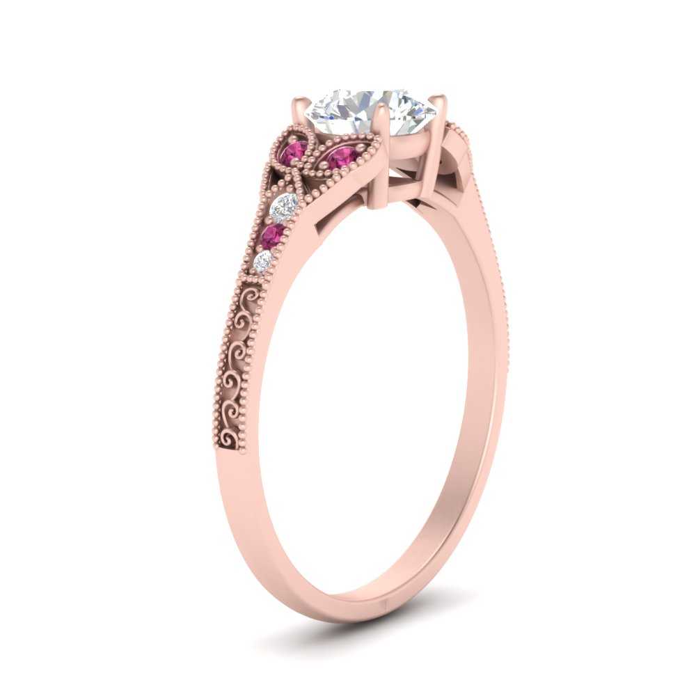 split-band-antique-round-cut-pink-sapphire-engagement-ring-in-rose-gold-FD9816RORGSADRPI-NL-RG