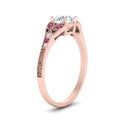 Thumbnail 9 - split-band-antique-round-cut-pink-sapphire-engagement-ring-in-rose-gold-FD9816RORGSADRPI-NL-RG