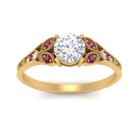 split-band-antique-round-cut-pink-sapphire-engagement-ring-in-yellow-gold-FD9816RORGSADRPI-NL-YG