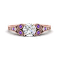 Thumbnail 25 - split-band-antique-round-cut-purple-topaz-engagement-ring-in-rose-gold-FD9816RORGVITO-NL-RG