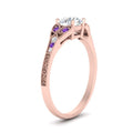 Thumbnail 27 - split-band-antique-round-cut-purple-topaz-engagement-ring-in-rose-gold-FD9816RORGVITO-NL-RG