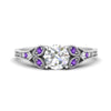 Load image into Gallery viewer, split-band-antique-round-cut-purple-topaz-engagement-ring-in-white-gold-FD9816RORGVITO-NL-WG
