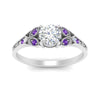 Load image into Gallery viewer, split-band-antique-round-cut-purple-topaz-engagement-ring-in-white-gold-FD9816RORGVITO-NL-WG