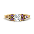 Thumbnail 79 - split-band-antique-round-cut-purple-topaz-engagement-ring-in-yellow-gold-FD9816RORGVITO-NL-YG