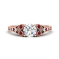 Thumbnail 16 - split-band-antique-round-cut-ruby-engagement-ring-in-rose-gold-FD9816RORGRUDR-NL-RG