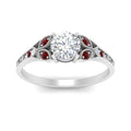Thumbnail 44 - split-band-antique-round-cut-ruby-engagement-ring-in-white-gold-FD9816RORGRUDR-NL-WG