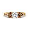 Load image into Gallery viewer, split-band-antique-round-cut-ruby-engagement-ring-in-yellow-gold-FD9816RORGRUDR-NL-YG