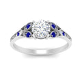 Thumbnail 32 - split-band-antique-round-cut-sapphire-engagement-ring-in-white-gold-FD9816RORGSABL-NL-WG