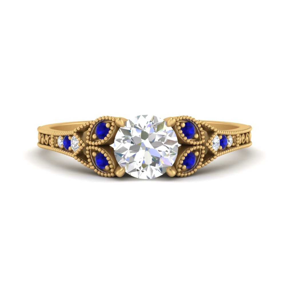 split-band-antique-round-cut-sapphire-engagement-ring-in-yellow-gold-FD9816RORGSABL-NL-YG