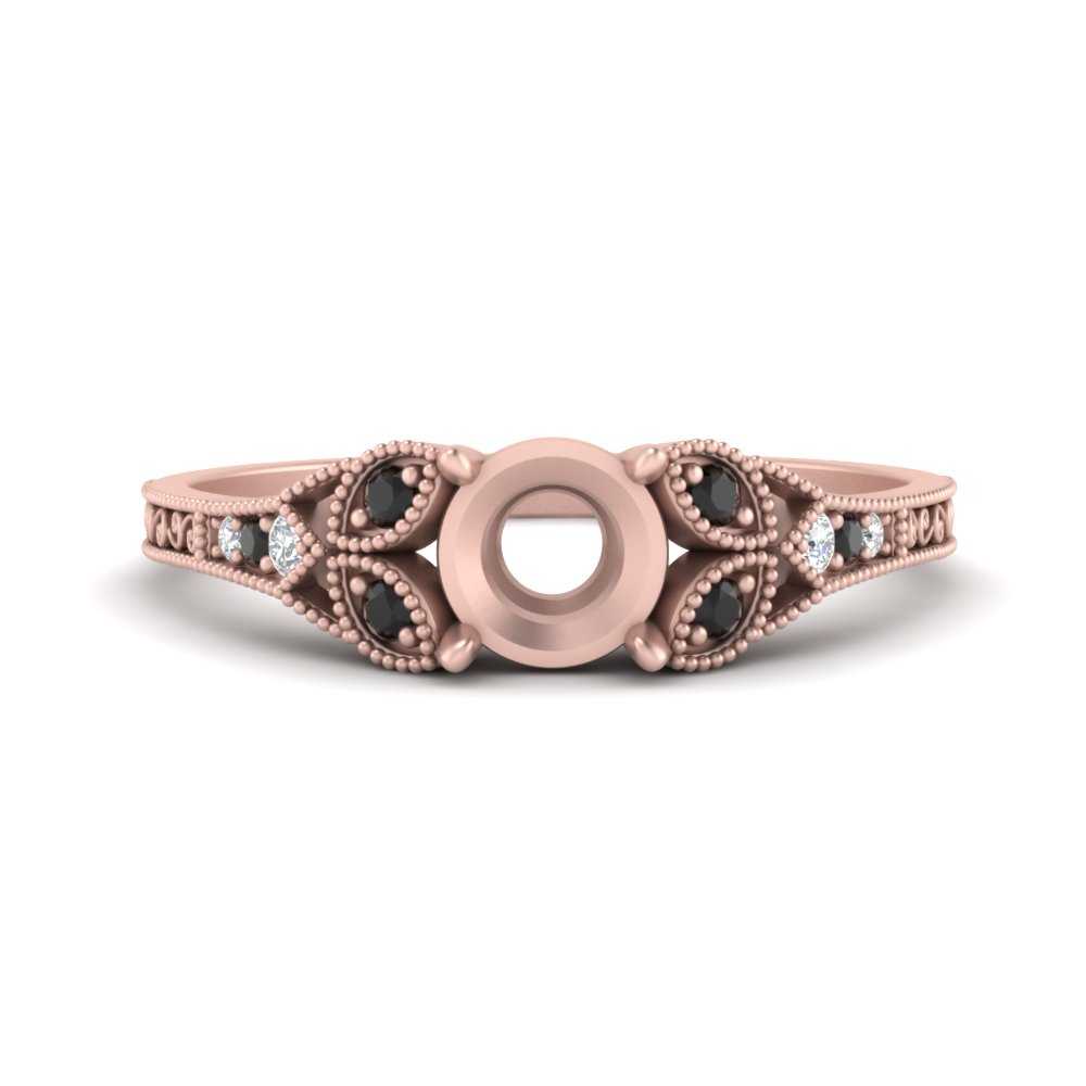 split-band-antique-semi-mount-black-diamond-engagement-ring-in-rose-gold-FD9816SMRGBLACK-NL-RG
