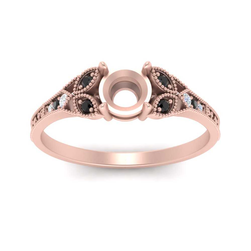 split-band-antique-semi-mount-black-diamond-engagement-ring-in-rose-gold-FD9816SMRGBLACK-NL-RG