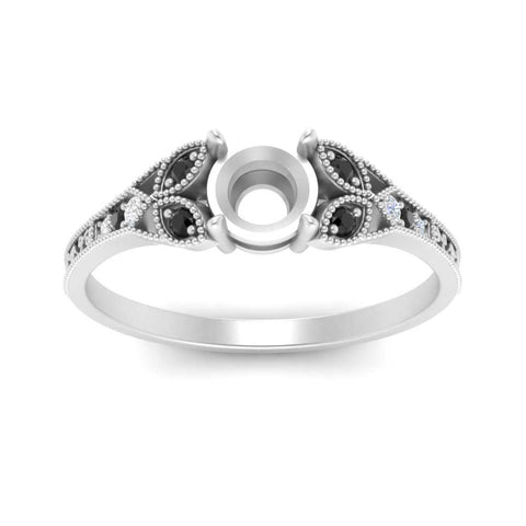 split-band-antique-semi-mount-black-diamond-engagement-ring-in-white-gold-FD9816SMRGBLACK-NL-WG