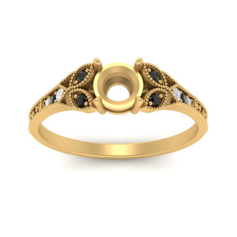 split-band-antique-semi-mount-black-diamond-engagement-ring-in-yellow-gold-FD9816SMRGBLACK-NL-YG