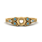 Load image into Gallery viewer, split-band-antique-semi-mount-blue-topaz-engagement-ring-in-yellow-gold-FD9816SMRGICBLTO-NL-YG
