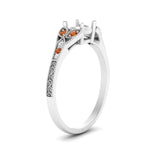 Load image into Gallery viewer, split-band-antique-semi-mount-orange-sapphire-engagement-ring-in-white-gold-FD9816SMRGSAOR-NL-WG
